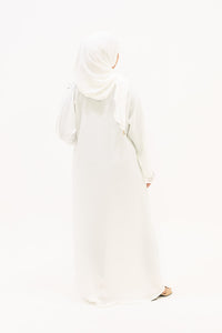 Sharqia Abaya - Pure White