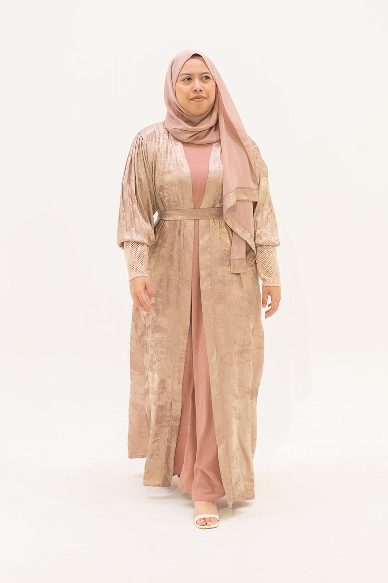 Mehra Abaya - Rose Gold