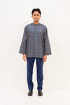 Aslam Kurta - Blue Rose