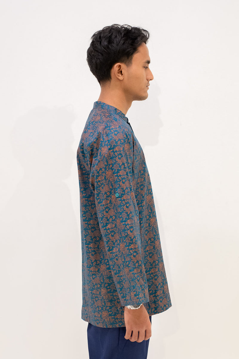 Aslam Kurta - Blue Rose