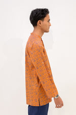 Aslam Kurta - Orange Rose