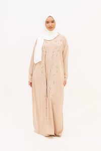 Sharqia Abaya - Soft Beige