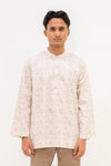 Aslam Kurta - White Rose