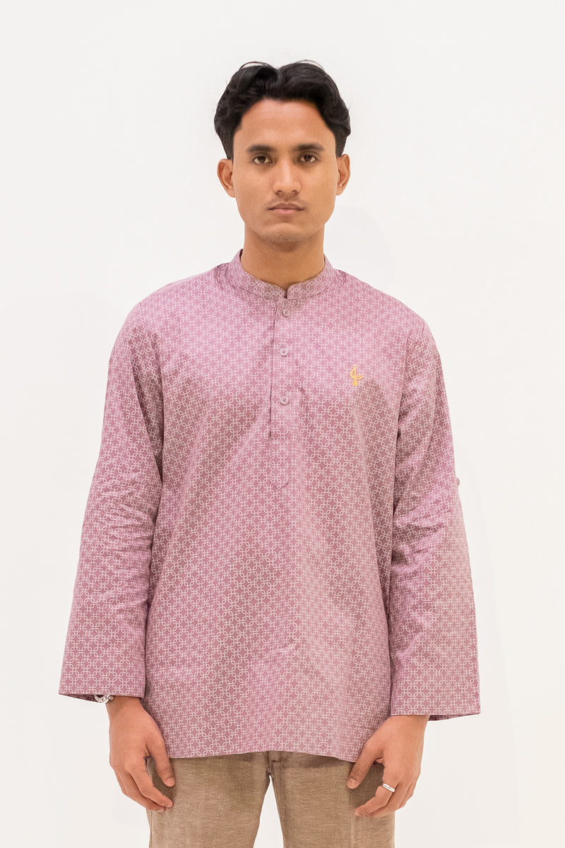 Aslam Kurta - Purple Hex