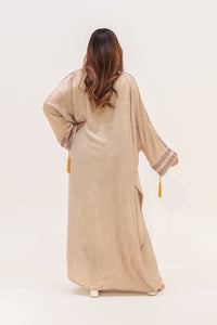 Anne Shimmer Kaftan - Champagne Pink