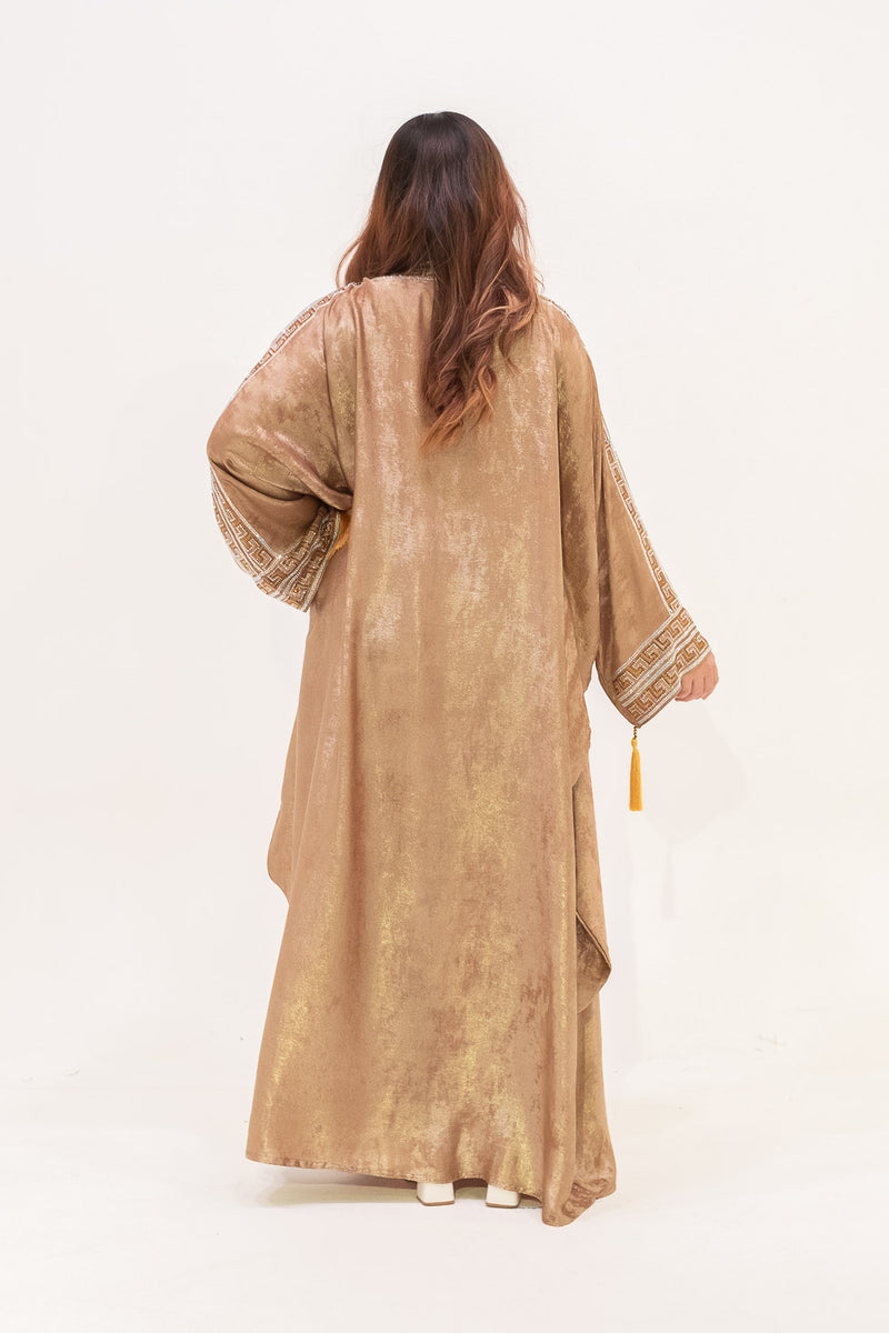 Anne Shimmer Kaftan - Bronze Gold