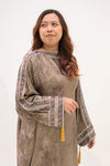 Anne Shimmer Kaftan - Sage Purple