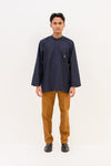 Nasir Kurta - Navy Blue