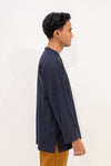 Nasir Kurta - Navy Blue