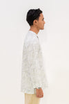 Aslam Kurta - White Paisley