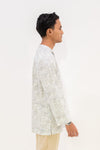 Aslam Kurta - White Paisley