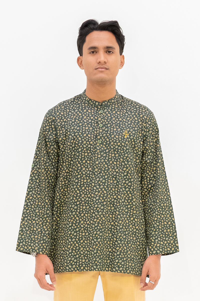 Aslam Kurta - Green Leaf