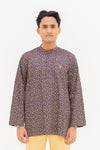 Aslam Kurta - Purple Leaf