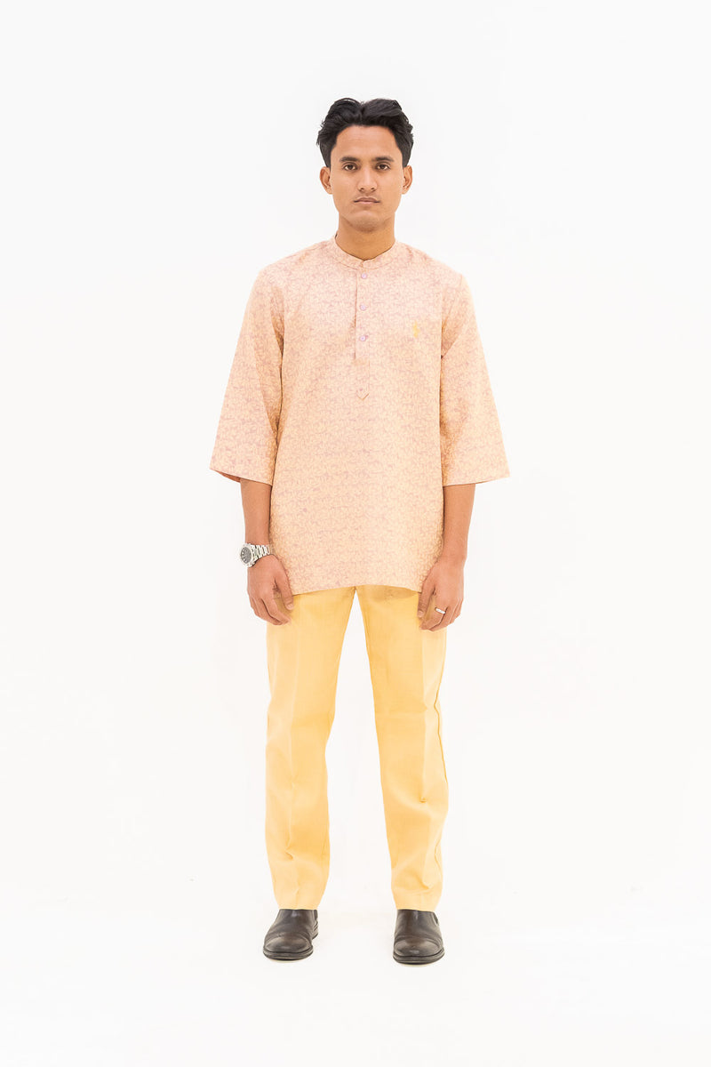 Yusof Kurta - Leaf Pink