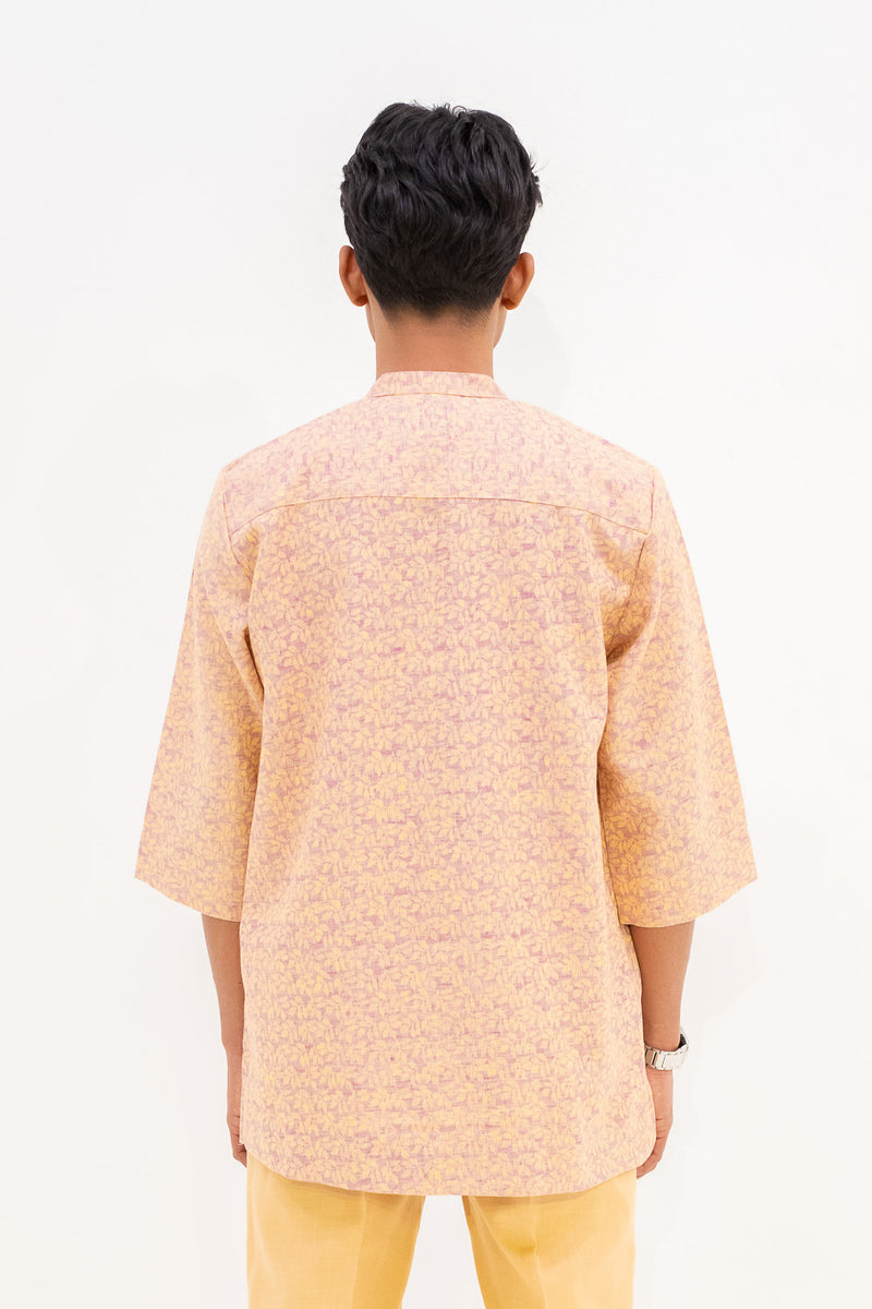 Yusof Kurta - Leaf Pink