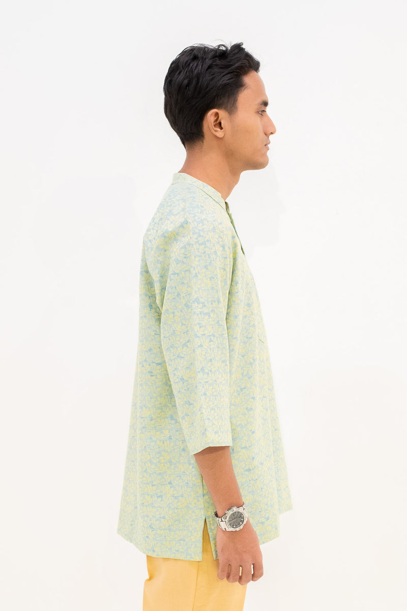 Yusof Kurta - Leaf Blue