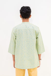 Yusof Kurta - Leaf Blue