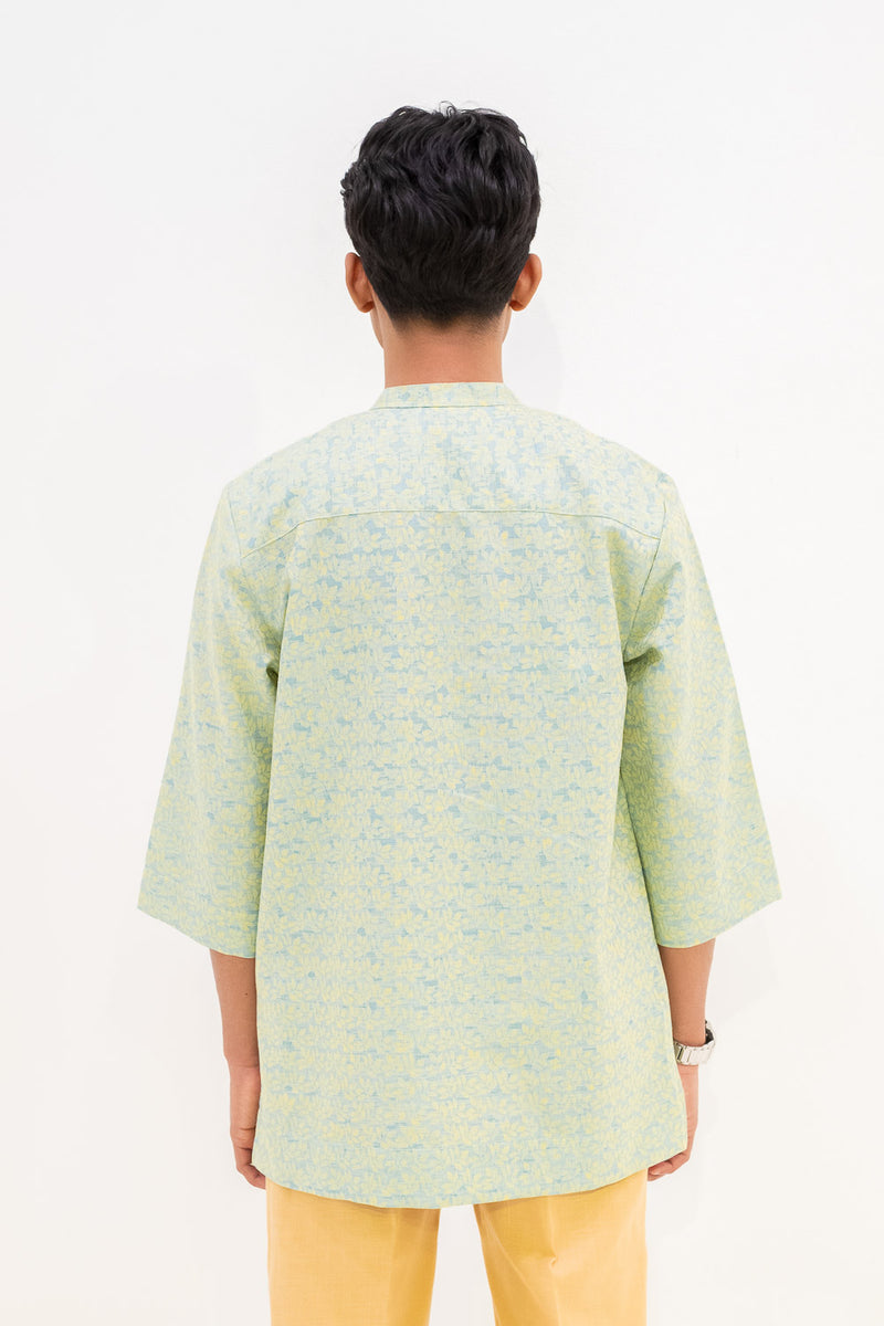 Yusof Kurta - Leaf Blue