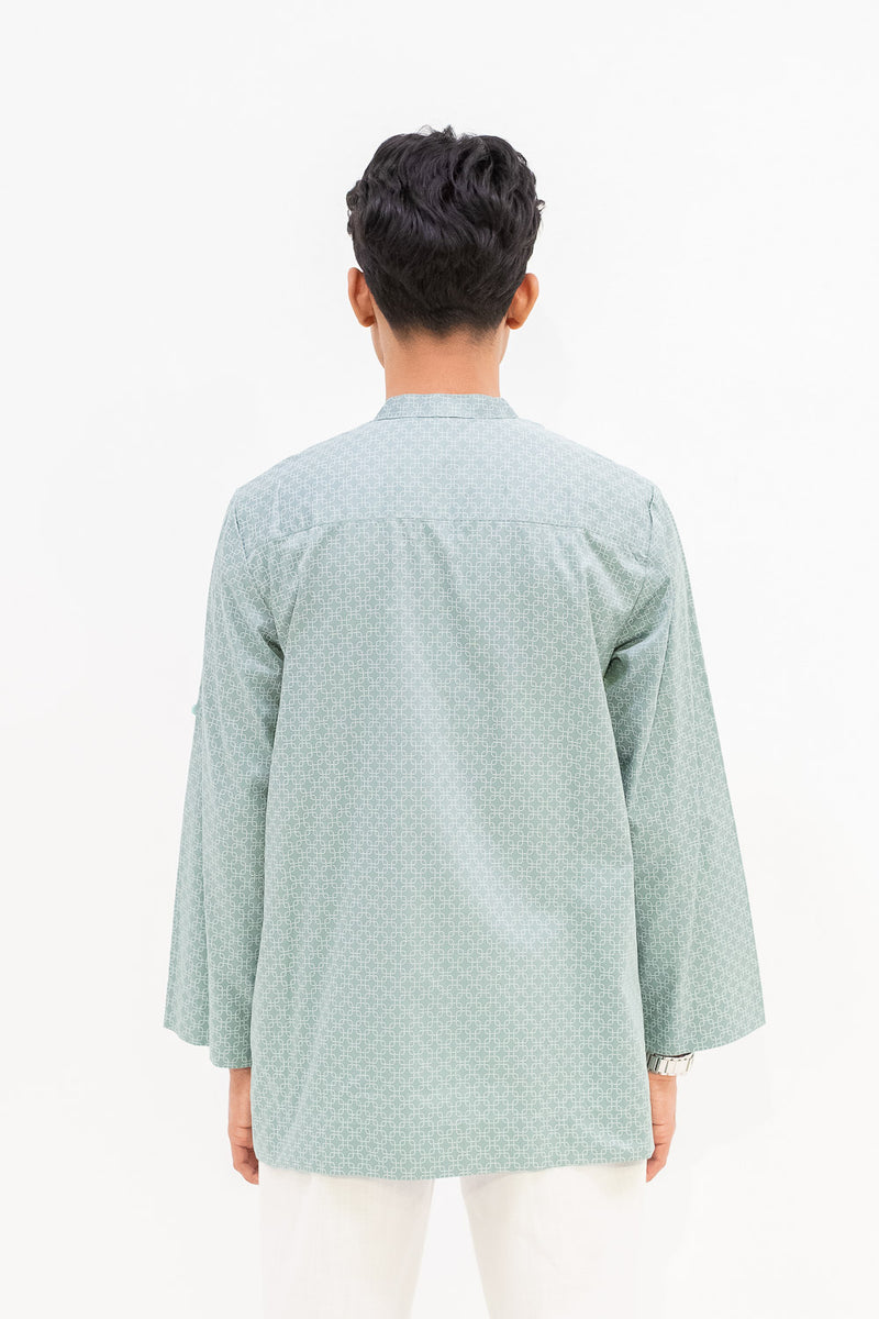 Aslam Kurta - Mint Hex