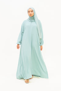 Geenani Abaya - Light Teal