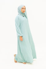 Geenani Abaya - Light Teal