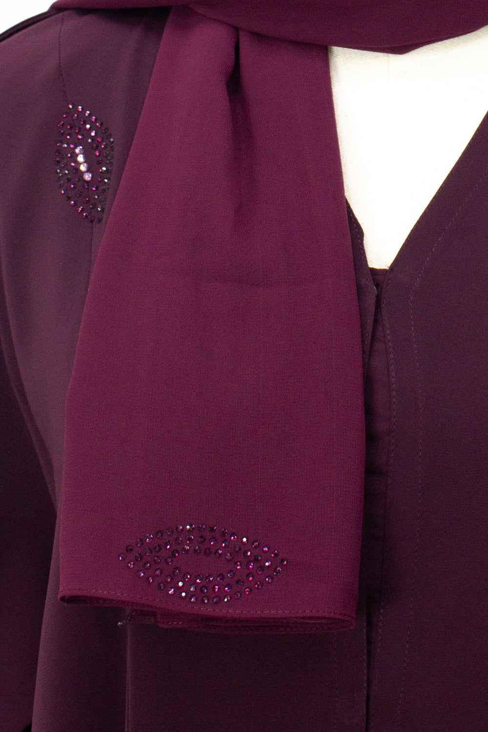 Didi Abaya 222 - Burgundy