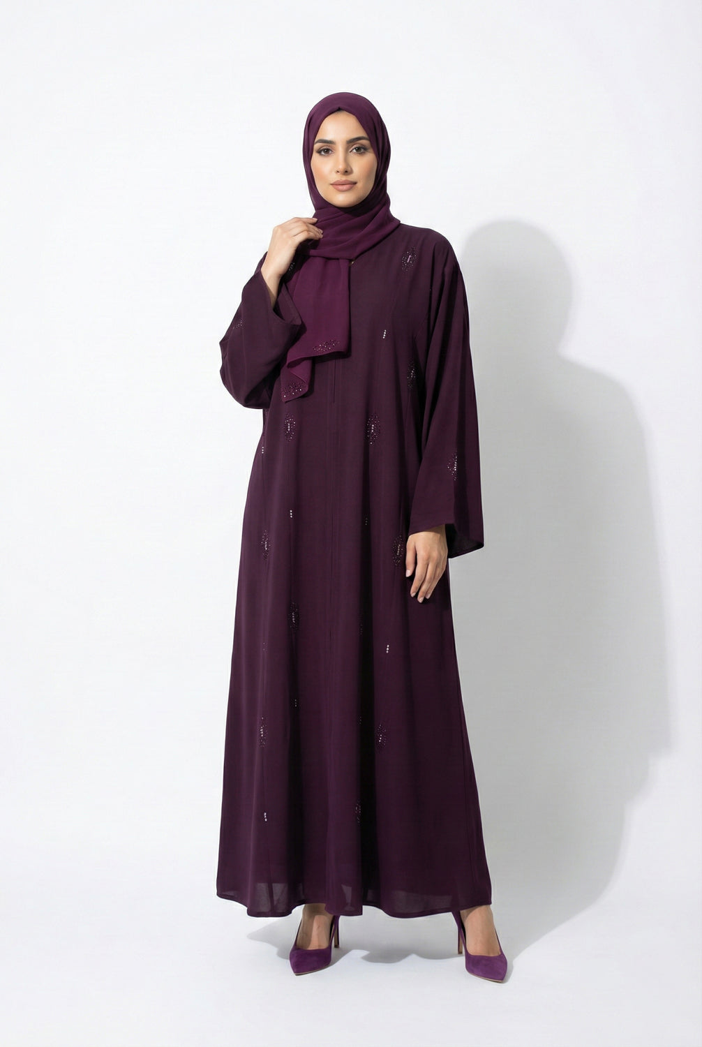 Didi Abaya 222 - Burgundy