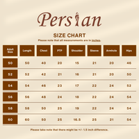 Embroidery Leaf Abaya - Brown