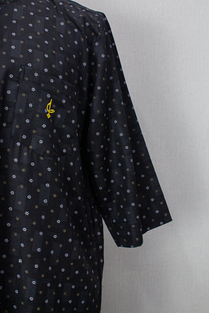 Farhan V2 Kurta Men, Black