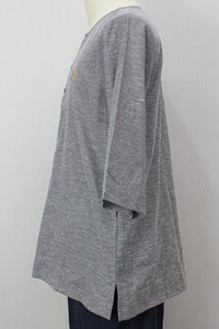 Farhan Kurta - Ash Grey 3/4