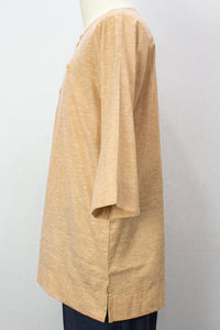 Farhan Kurta - Light Brown 3/4
