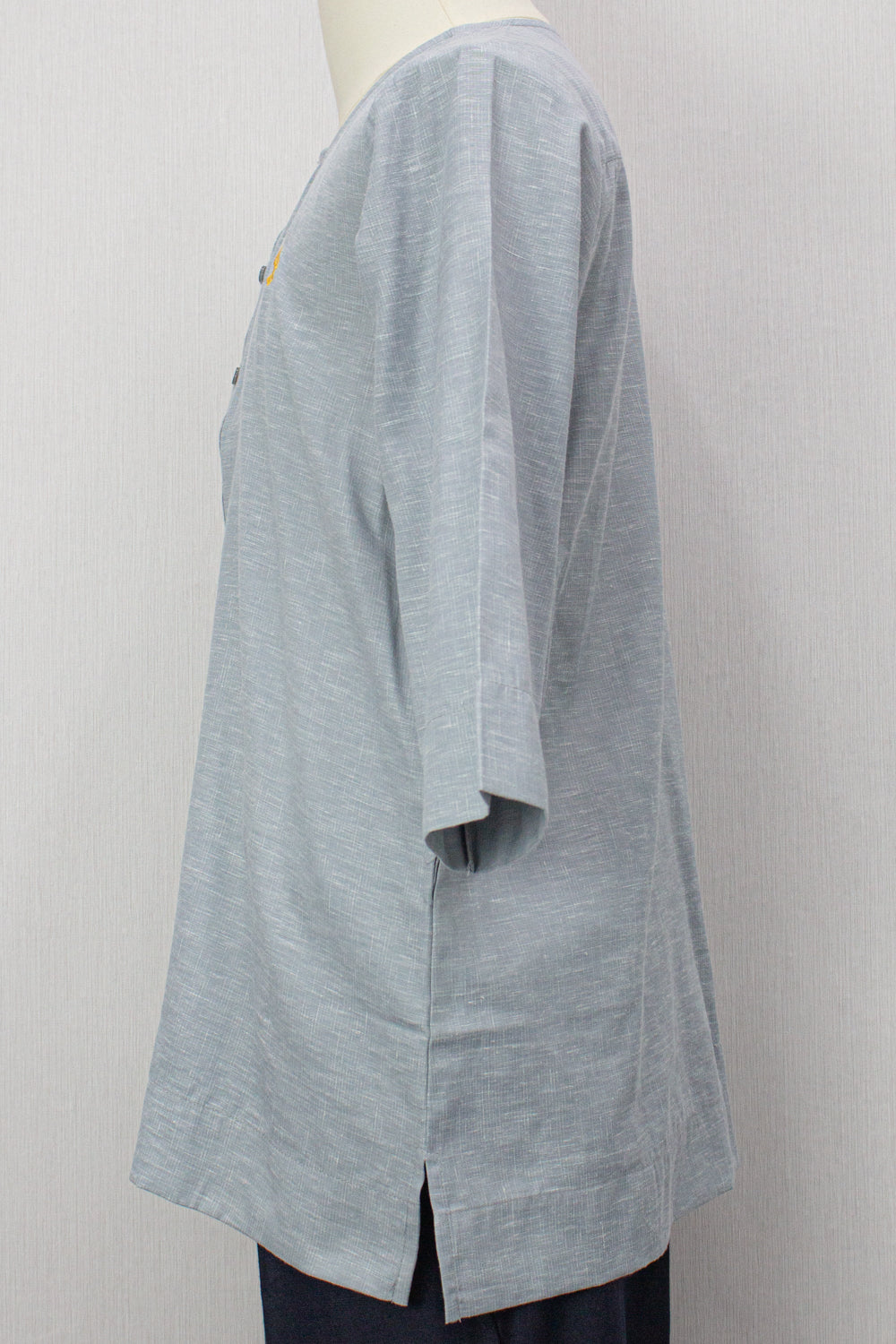Farhan Kurta - Light Grey 3/4