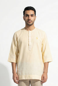 Farhan Kurta - Beige 3/4