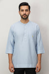 Farhan V2 Kurta Men, Blue
