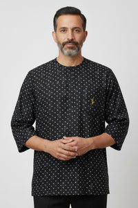 Farhan V2 Kurta Men, Black