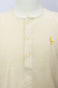 Farhan Kurta - Beige 3/4
