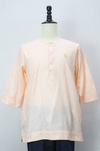 Farhan Kurta - Peach 3/4