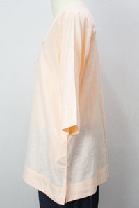 Farhan Kurta - Peach 3/4