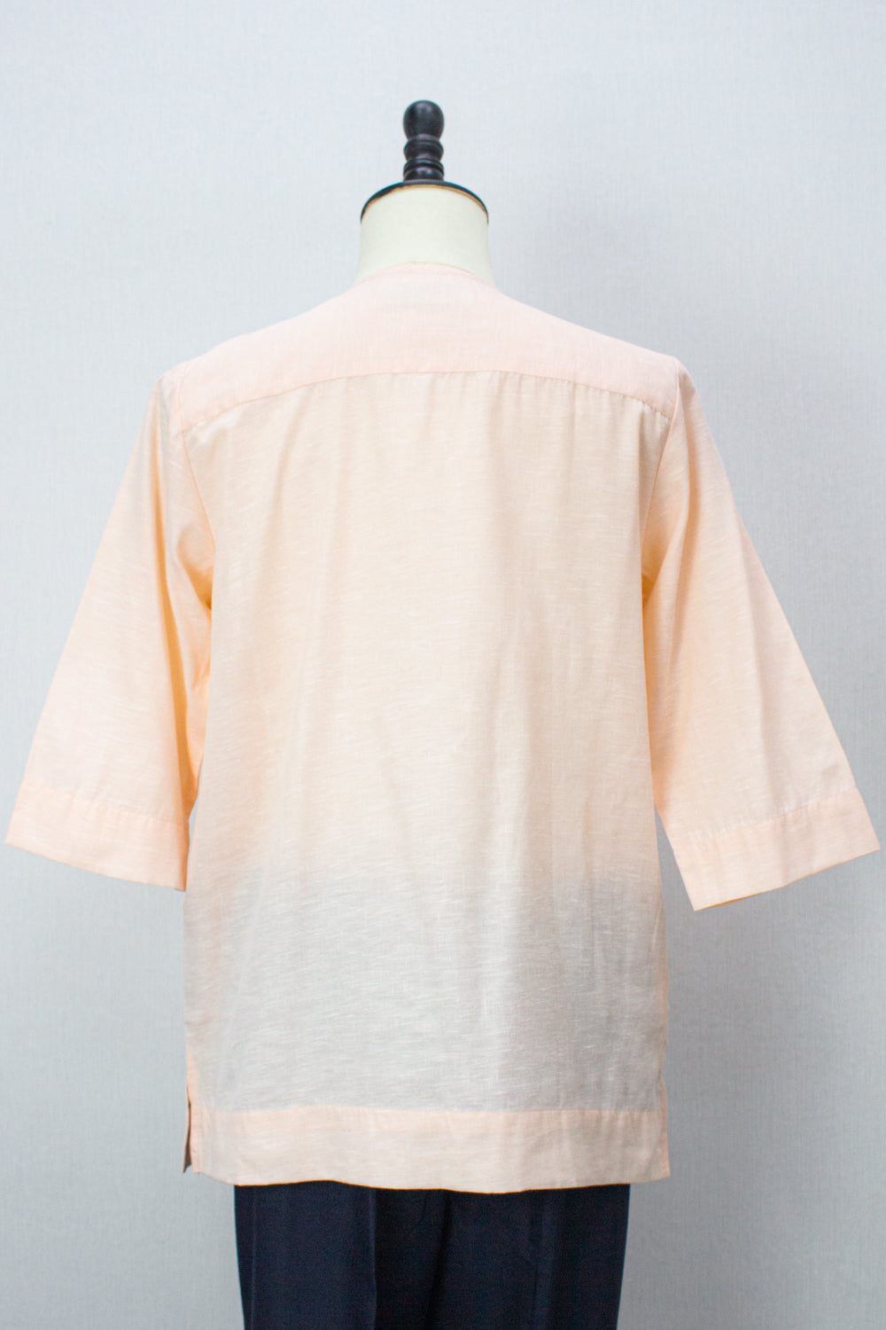 Farhan Kurta - Peach 3/4