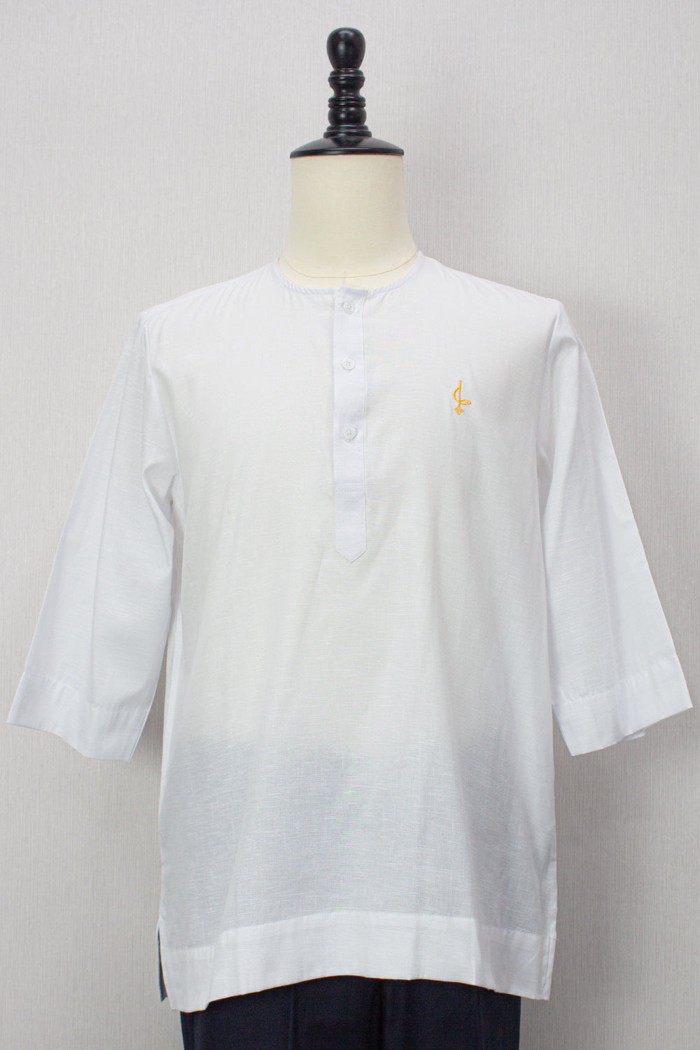 Farhan Kurta - White 3/4