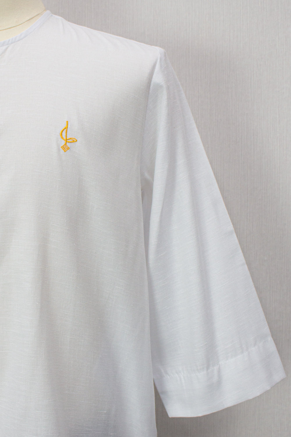 Farhan Kurta - White 3/4