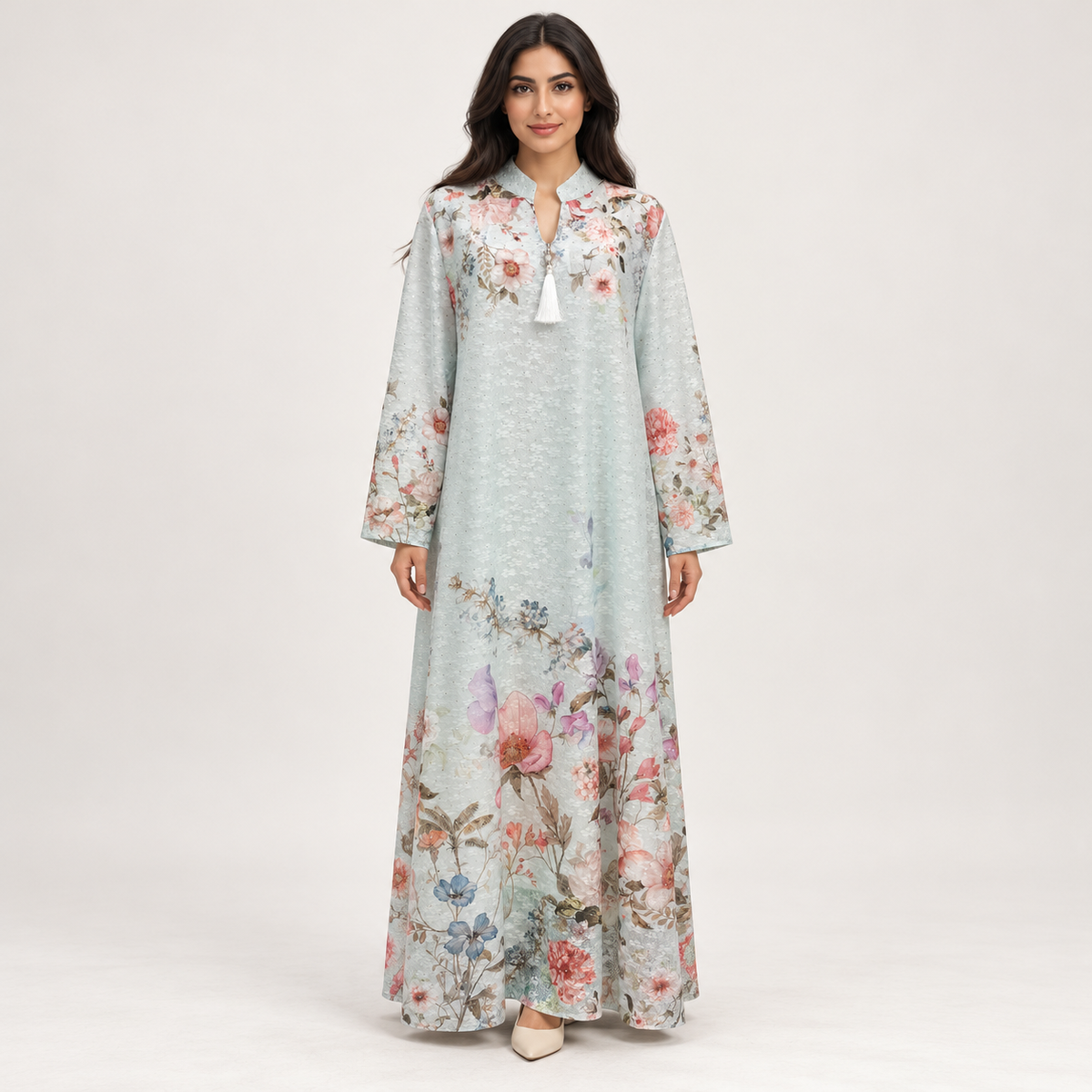 Fidda Dress with Floral Prints