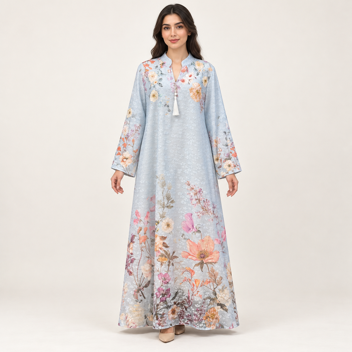 Fidda Dress with Floral Prints
