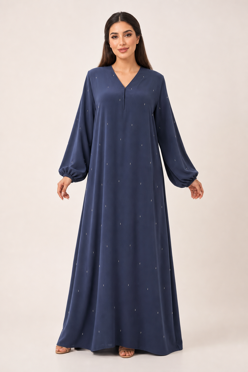 Geenani Abaya - Ash Blue