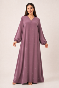 Geenani Abaya - Dusty Pink