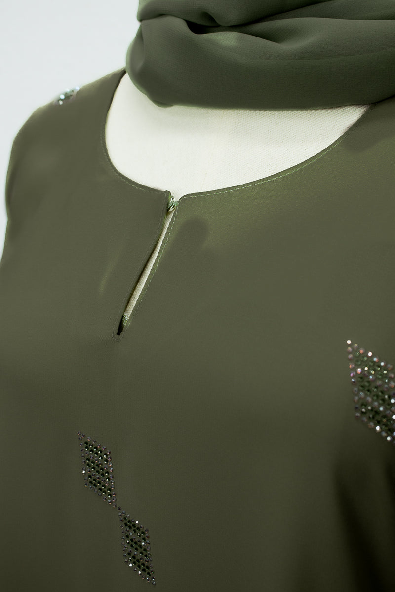 Geenani Diamond, Olive Green