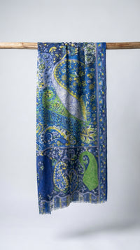 Paris Shawl - Royal Blue