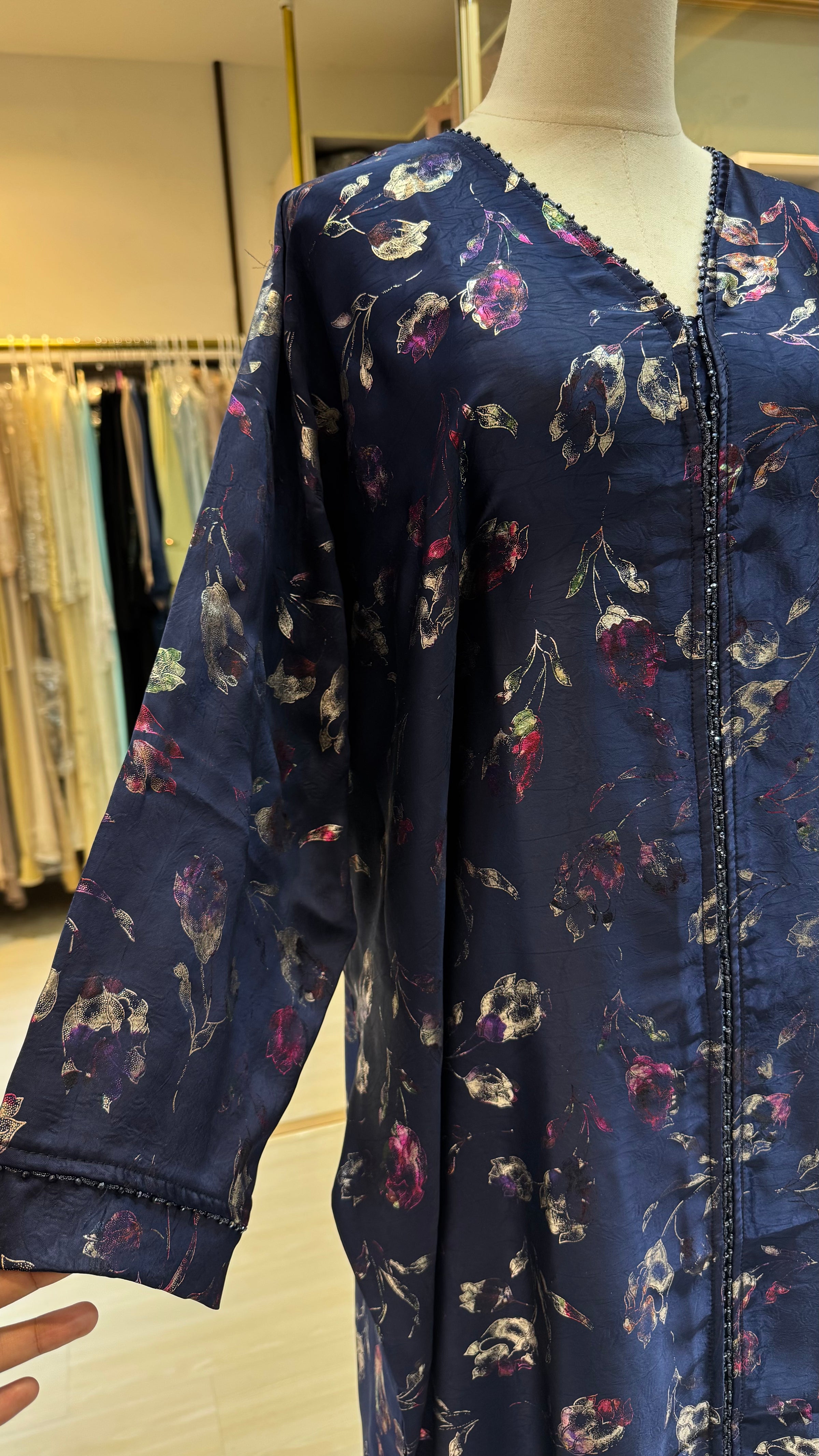 Goldar Kaftan - Navy