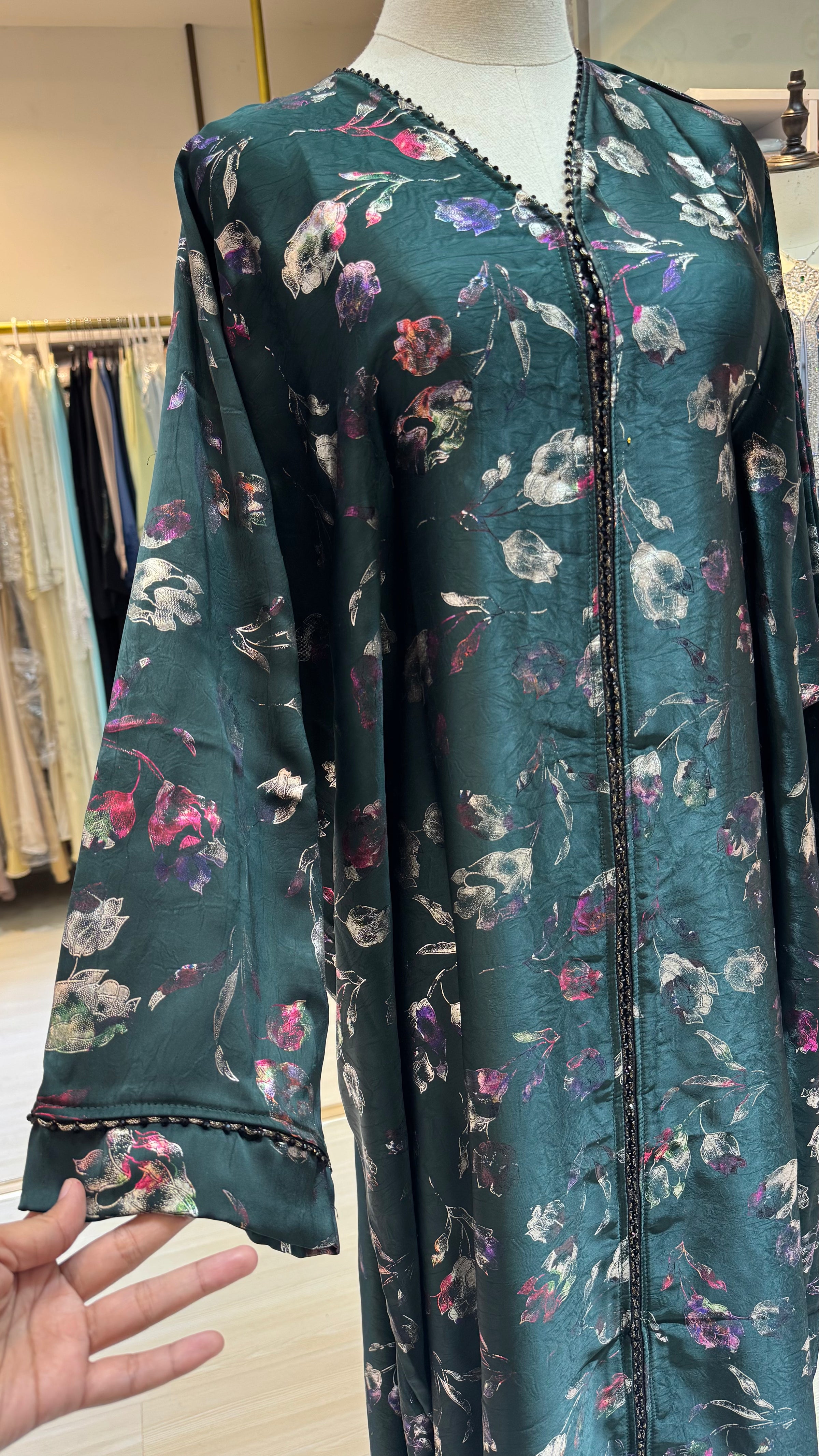 Goldar Kaftan - Emerald