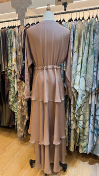 June Tier Abaya - Brown